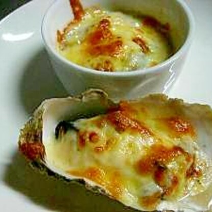 牡蠣のタルタルチーズ焼き